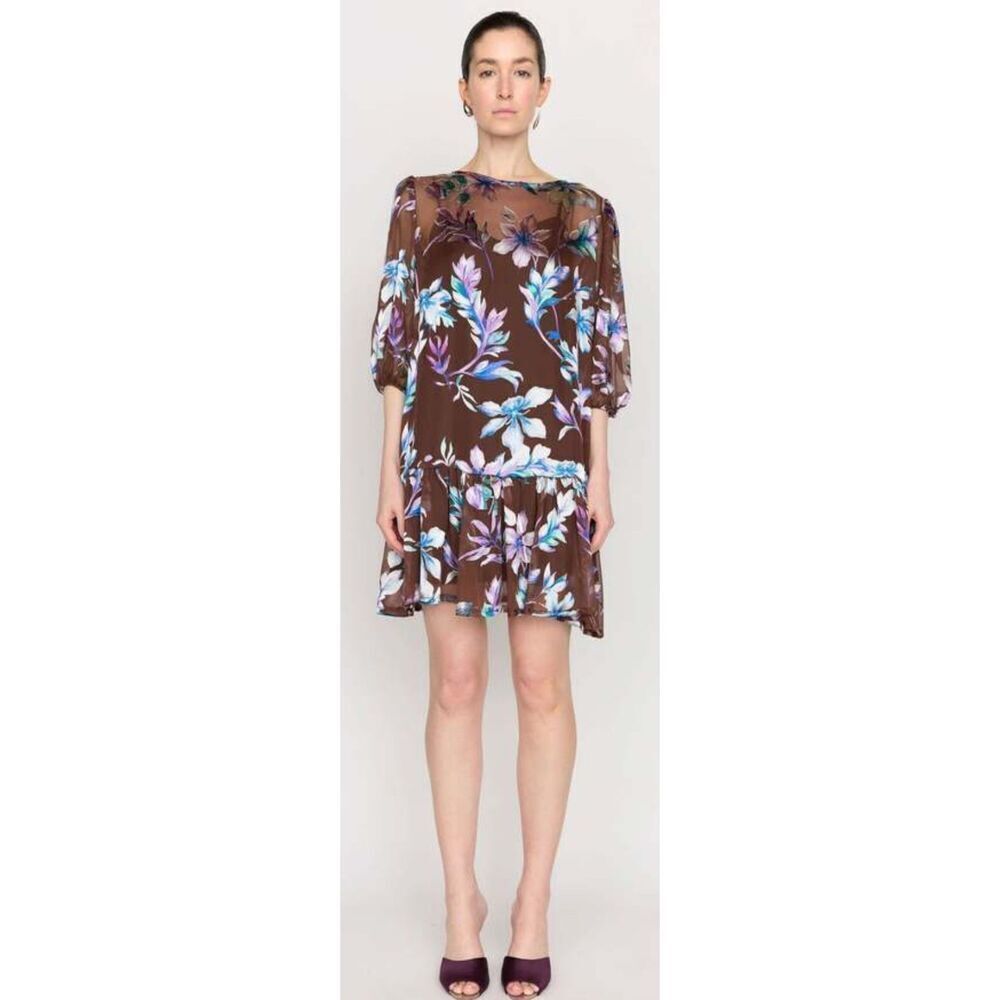 CHRISTY LYNN ORION DRESS - MAHOGANY PRISM NWT Size XS